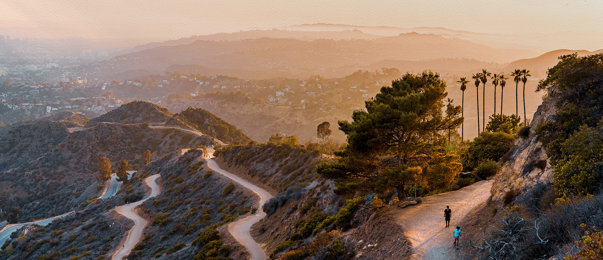 aerial view of simi valley, california
