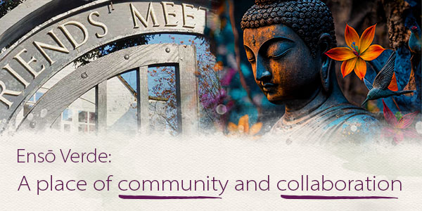 image of Quaker gate and Buddha statue